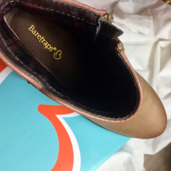 BareTraps Beige Booties Ankle Boots Sz 6.5 NWB - Picture 8 of 8